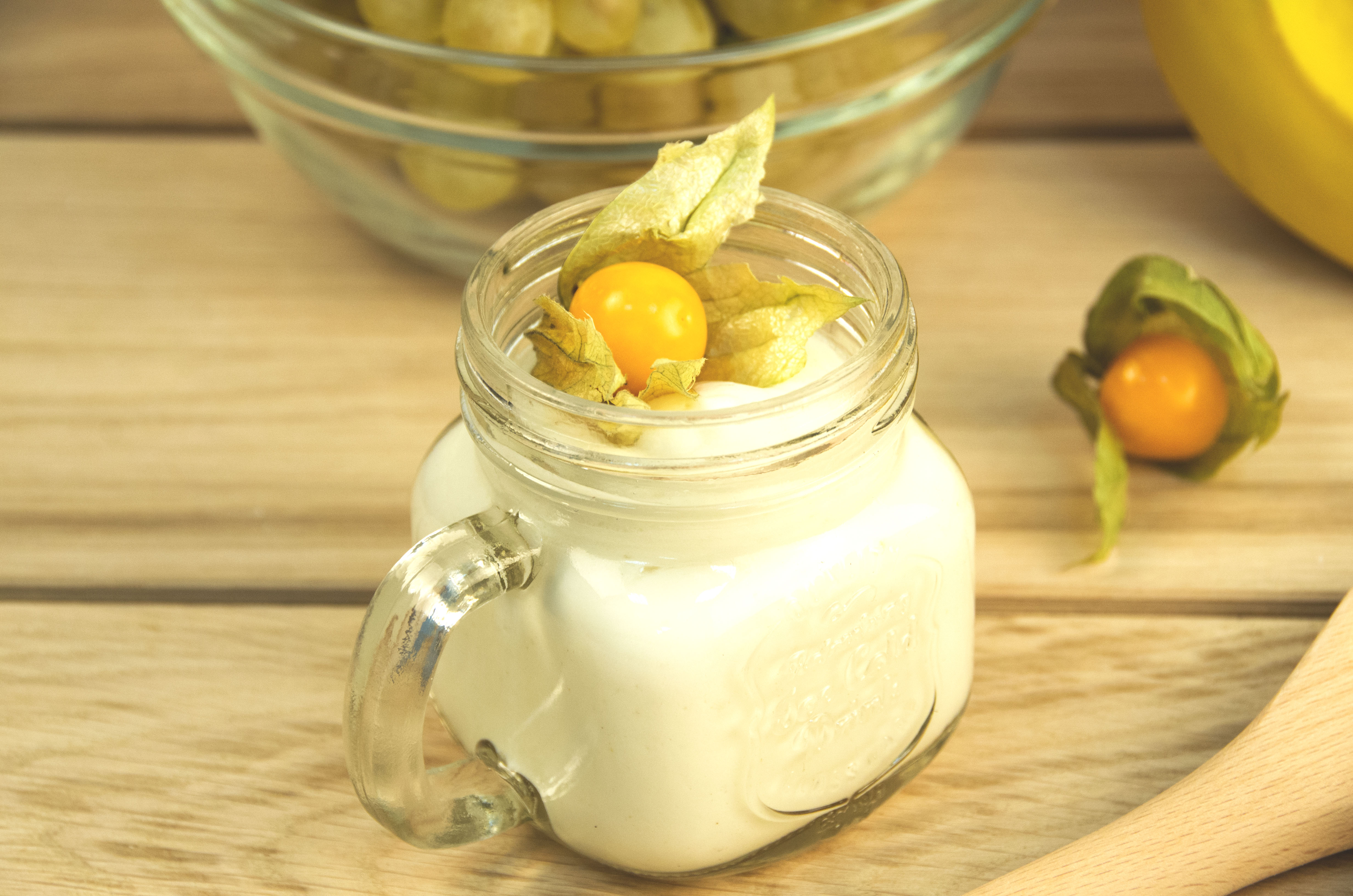 Pulpa de guanábana con yogur